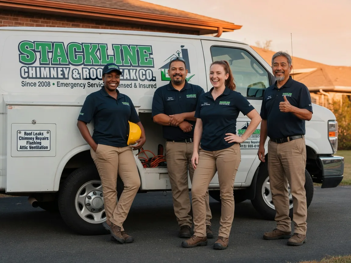 Chimney flashing repair company in Roxboro, NC